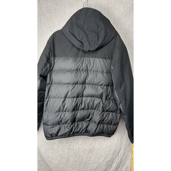 Excellent LANDS' END Expedition Down Puffer Jacket Mens Large Black - Picture 6 of 8